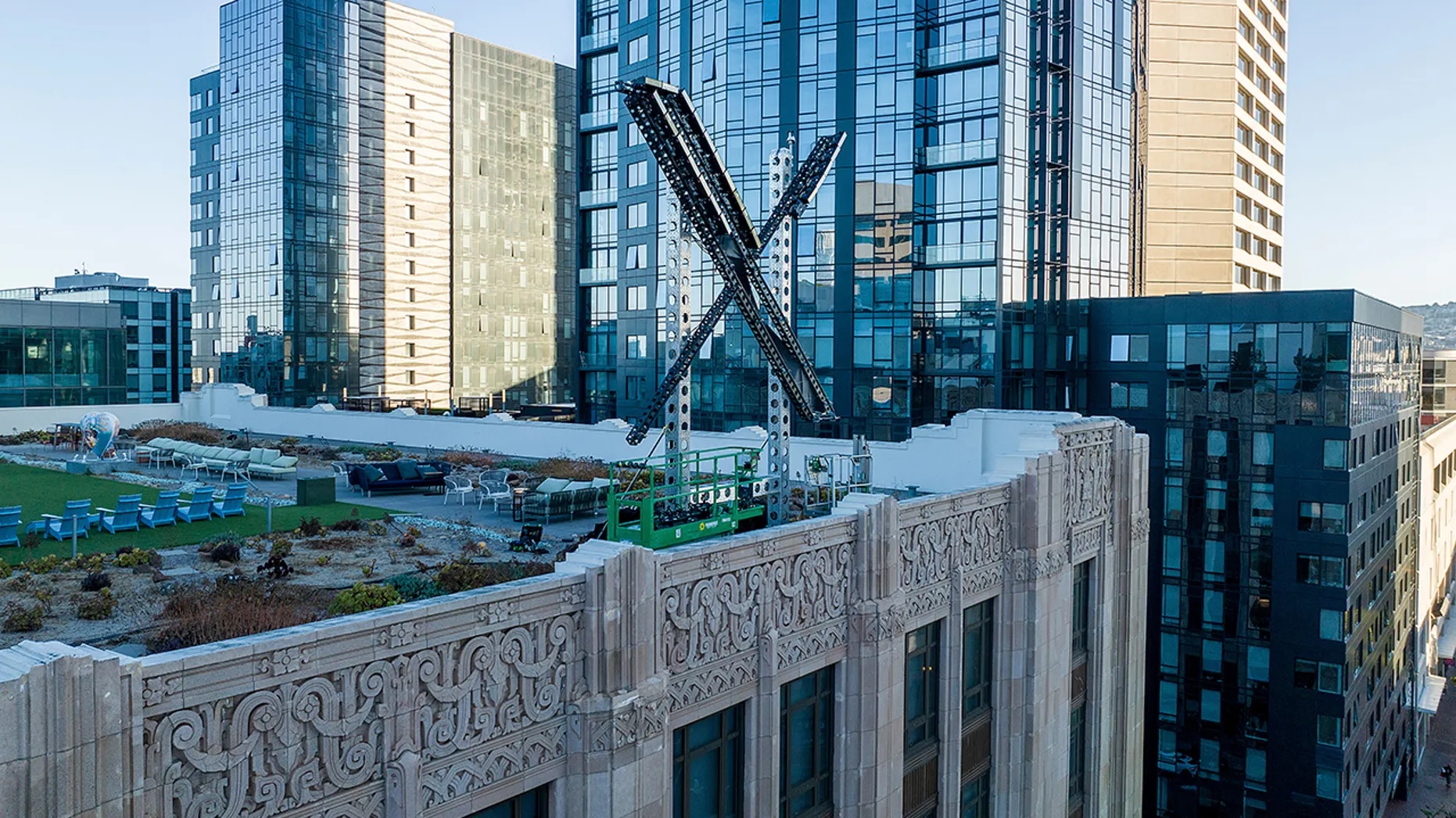 an “X” sign